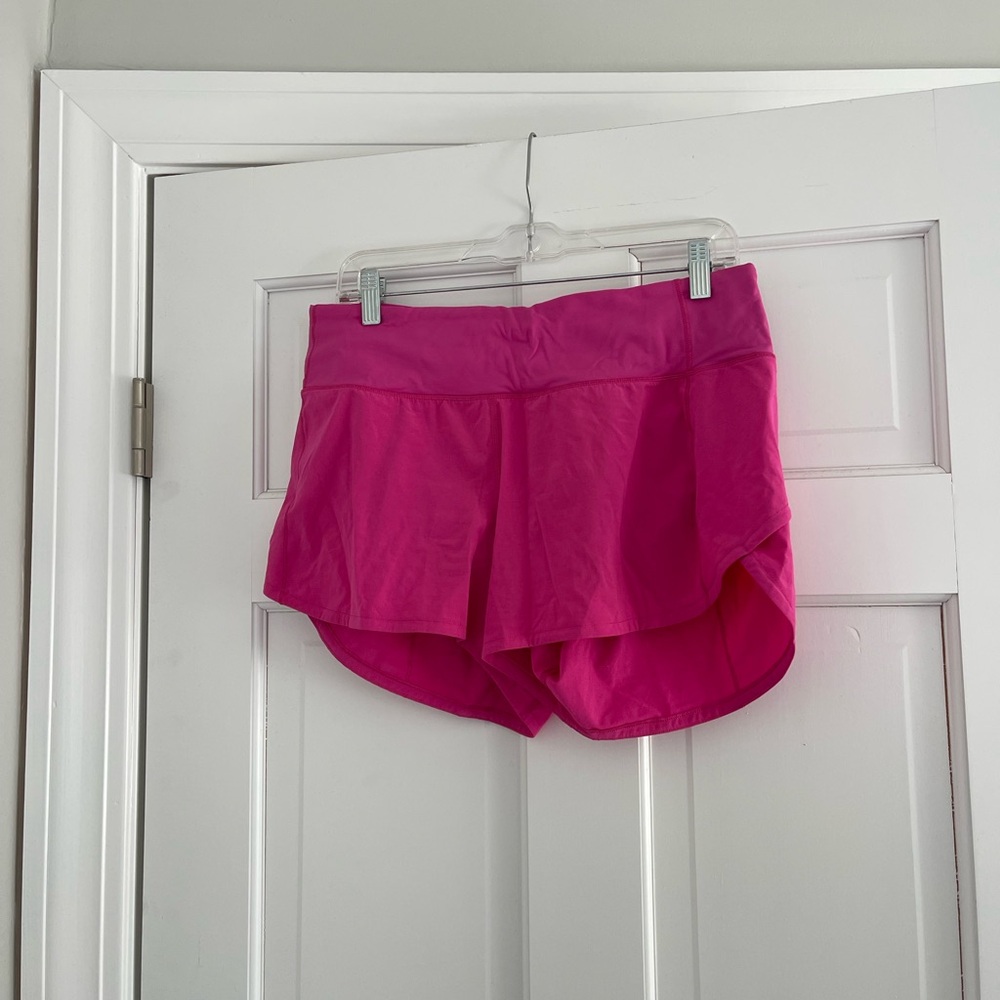 Lululemon Speed-Up Mid Rise Lined Short